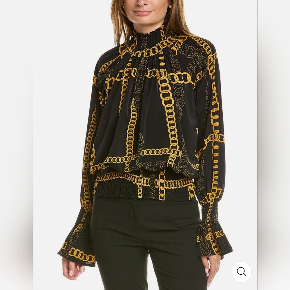 Gracia detailed chain top